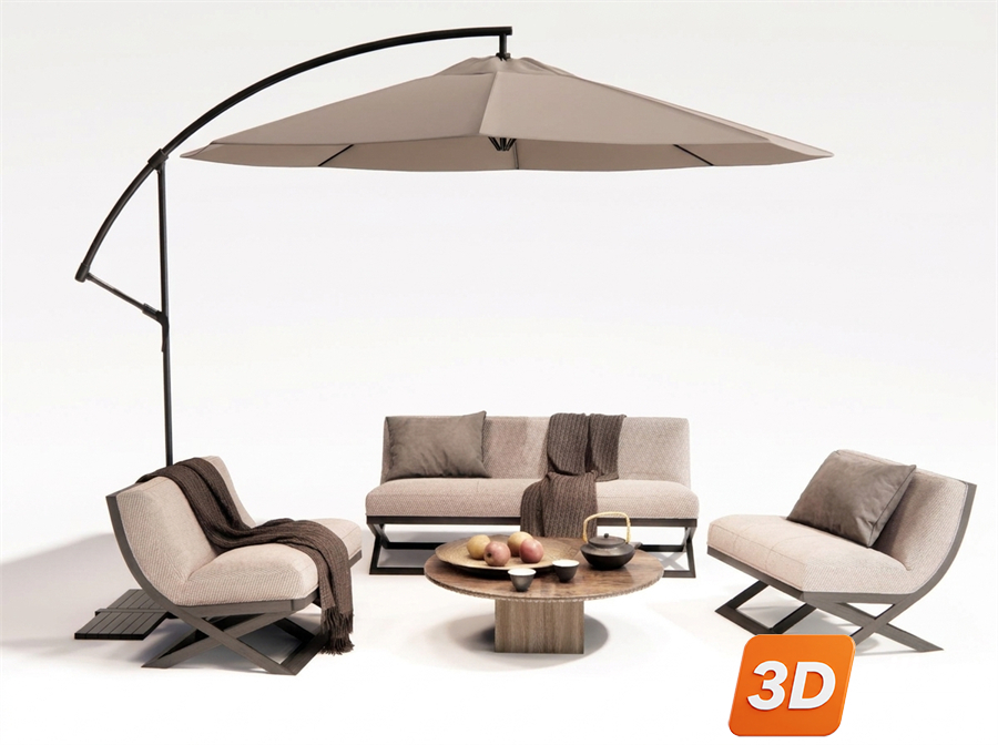 Outdoor Sofa Skp Files